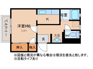 YKハウス大穂の物件間取画像